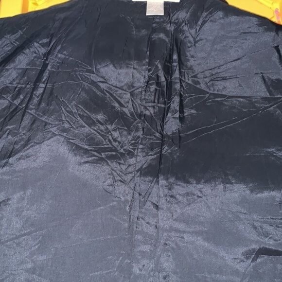 Perry Ellis Mens Wool Blend Coat Size M Navy Blue - Picture 5 of 8